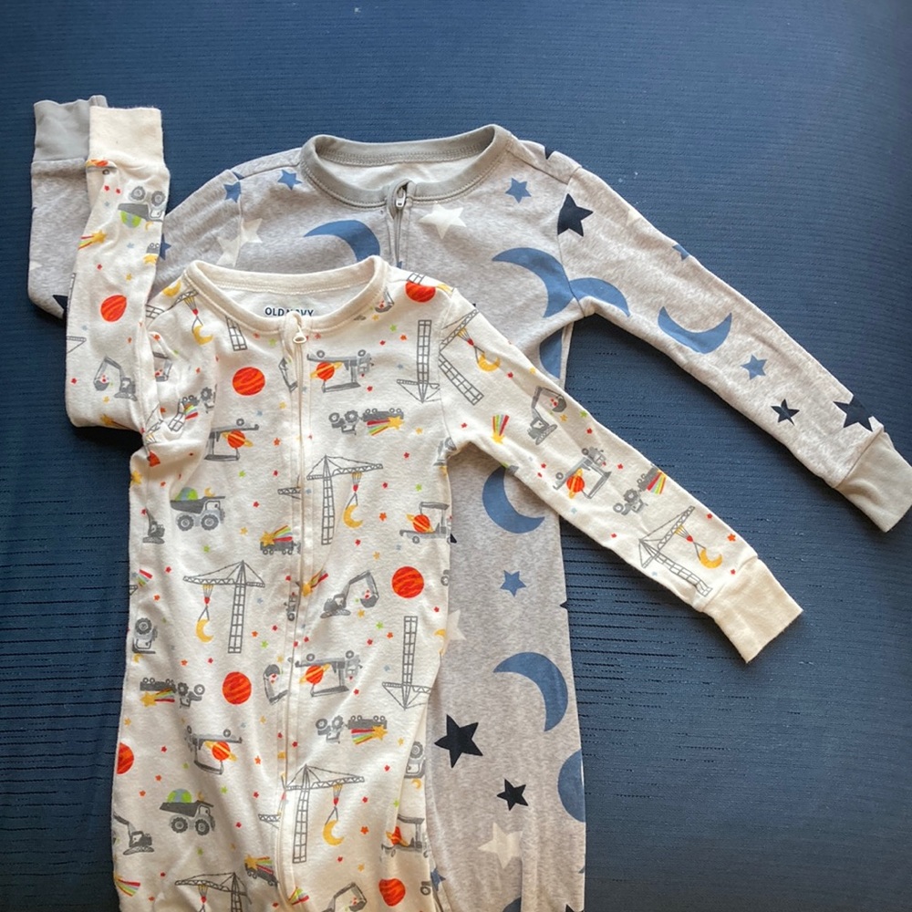 Old Navy Space themed Footed PJ’s